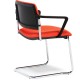 Morello Upholstered Chrome Cantilever Chair